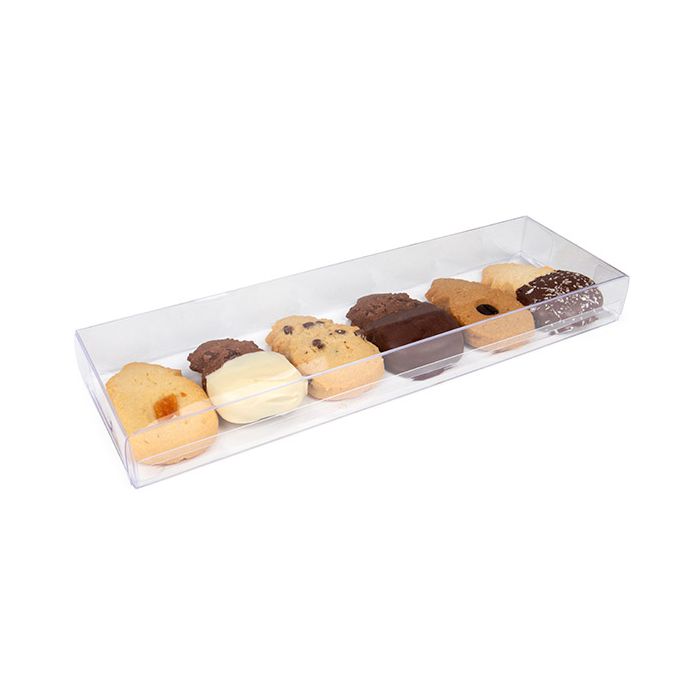 Plastic Gift Boxes 7,6x2,5x25,4 cm Crystal Clear (25 pieces) [FB301]