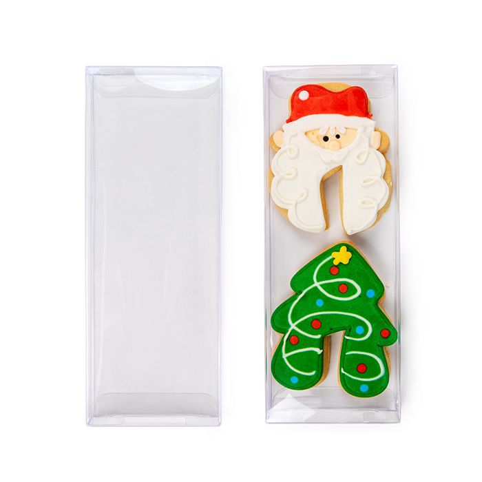 Plastic Gift Boxes 7,6x2,5x20,3 cm Crystal Clear (25 pieces) [FB302]