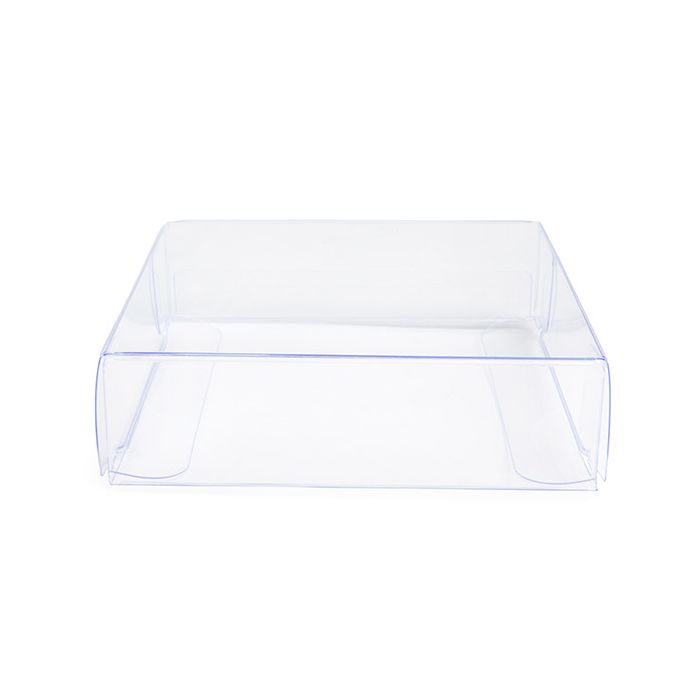 Plastic Gift Boxes 8,9x2,5x8,9 cm Crystal Clear (25 pieces) [FB305]