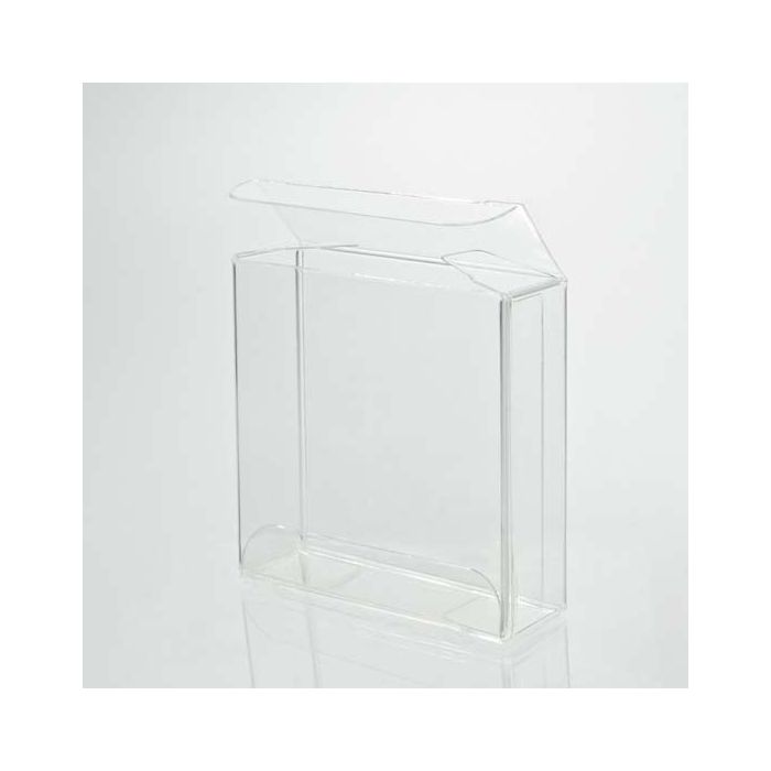 Plastic Gift Boxes 7.9x2.1x7.9cm Crystal Clear (25 pieces) [FB35]