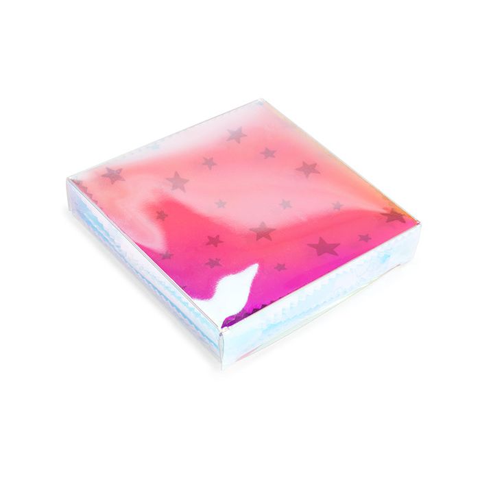 Plastic Gift Boxes 13x2,5x12,9 cm Iridescent (25 pieces) [FB47I]