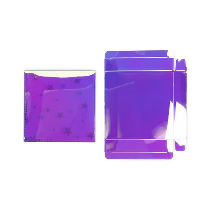 Plastic Gift Boxes 13x2,5x12,9 cm Iridescent (25 pieces) [FB47I]