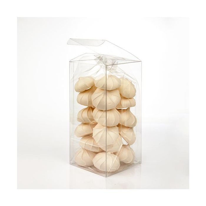 Plastic Gift Boxes 10.2x10.2x20.3cm Crystal Clear (25 pieces) [FB57]