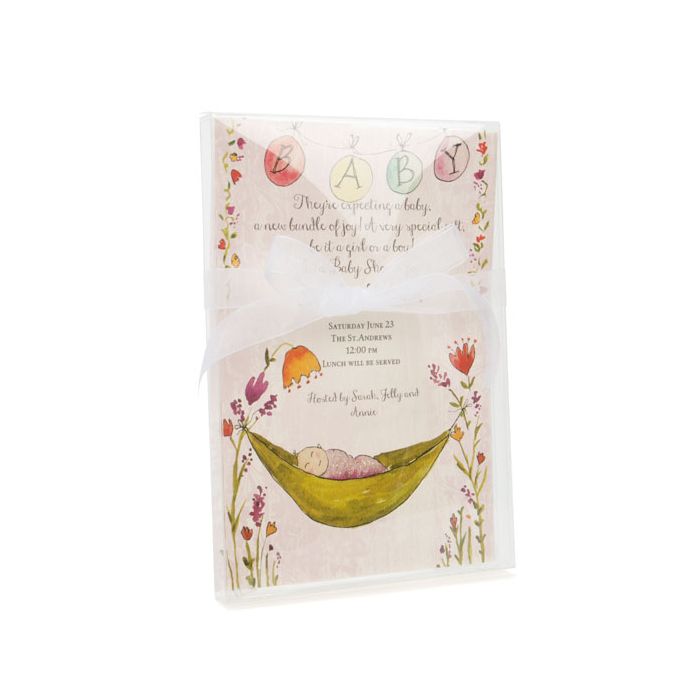 Plastic Gift Boxes 14.3x1.6x20.8cm Crystal Clear (25 pieces) [FB7]