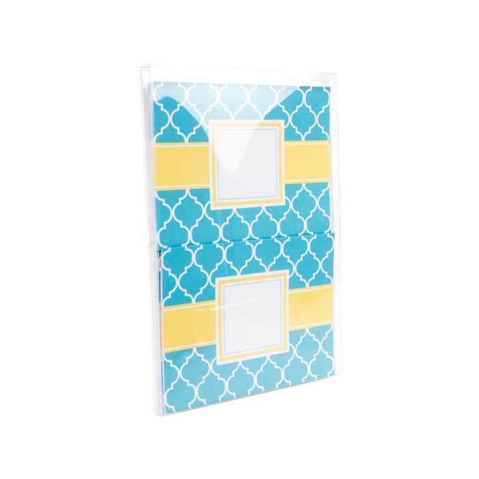 Plastic Gift Boxes 14.9x1.3x22.7cm Crystal Clear (25 pieces) [FB71]