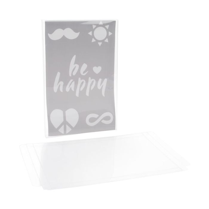 Plastic Gift Boxes 14.5x1.3x22.2cm Crystal Clear (25 pieces) [FB8]