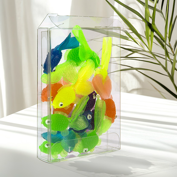 Plastic Gift Boxes 7x1.6x9.5cm Crystal Clear (25 pieces) [FB92]