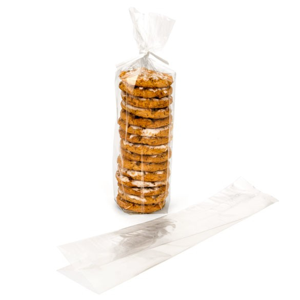 Plastic Bags 4.4x4.4x21.6cm with side gusset (100 pieces) [FDAGB8]