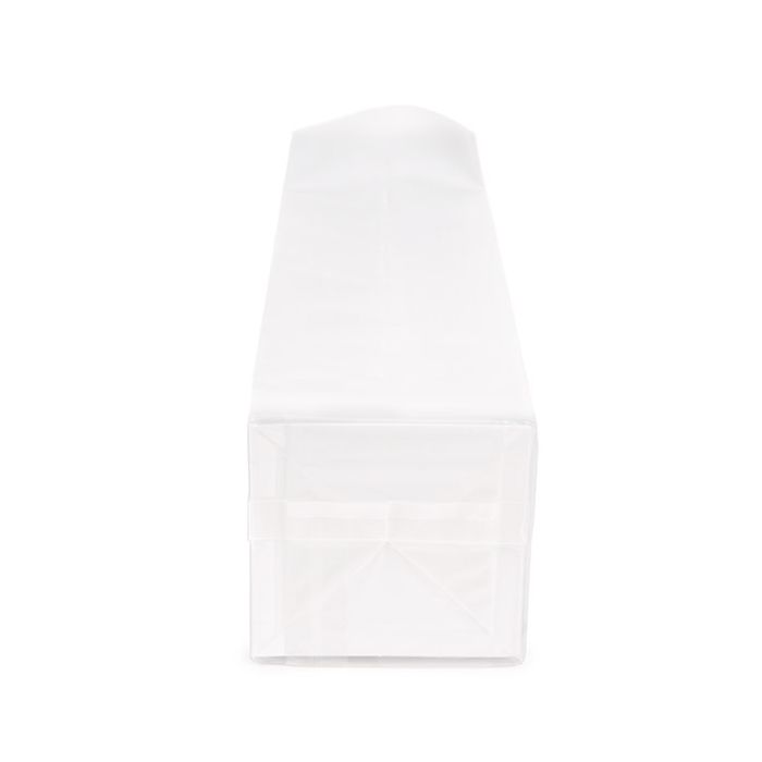 Frosted Flat Bottom Gusset Bags w/ Paper Insert 5,1x5,1x21 cm (100 pieces) [FFGPB11]
