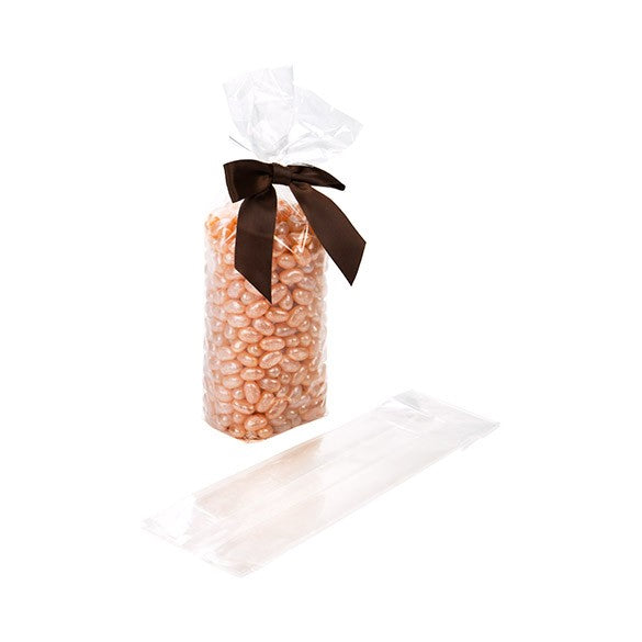 Block Bottom Bags Clear 7x5.1x25.4cm (100 pieces) [FG17]