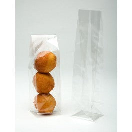 Block Bottom Bags Super Clear 4.4x4.4x21.6cm (100 pieces) [FGCC10]