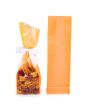 Block Bottom Bags Neon Orange w/ Paper Insert 8,9x5,7x30,5 cm (100 pieces) [FGPB16NO]