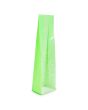 Block Bottom Bags Neon Green w/ Paper Insert 7x5,1x25,4 cm (100 pieces) [FGPB17NG]