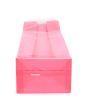 Block Bottom Bags Neon Pink w/ Paper Insert 7x5,1x25,4 cm (100 pieces) [FGPB17NK]