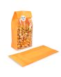 Block Bottom Bags Neon Orange w/ Paper Insert 12,7x7,6x30,5 cm (100 pieces) [FGPB1NO]