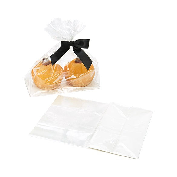 Block Bottom Bags Super Clear 17.8x10.2x22.9cm with paper insert (100 pieces) [FGPB8]