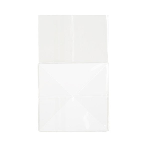 Block Bottom Bags Super Clear 10.2x10.2x17.8cm with paper insert (100 pieces) [FGPB9]