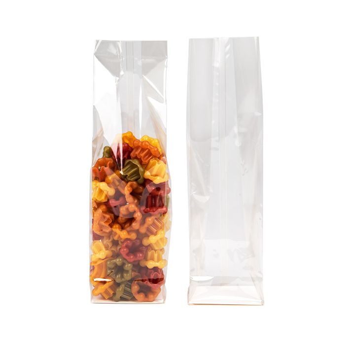 Block Bottom Bags Home Compostable w/ Paper Insert 7x5,1x25,4 cm (100 pieces) [FGPBE17]