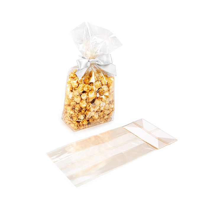 Block Bottom Bags Home Compostable w/ Paper Insert 12,7x7,6x30,5 cm (100 pieces) [FGPBE1]