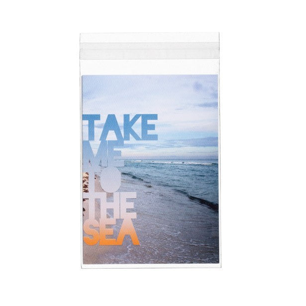 Plastic Bags 11.7x16.2cm Transparent Peel and Seal (100 pieces) [B4X6XL]
