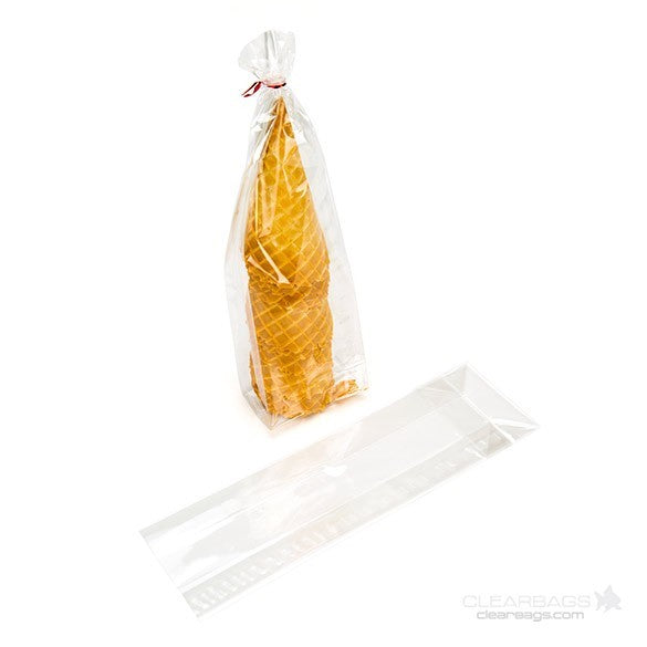 Block Bottom Bags Super Clear 8.9x5.7x30.5cm (100 pieces) [FGCC16]