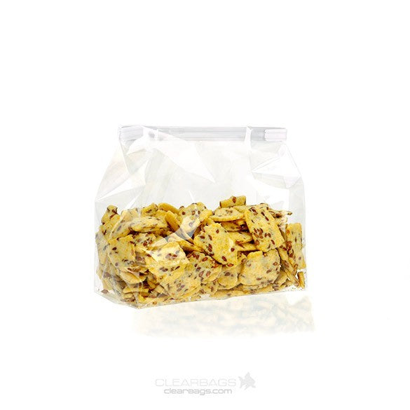 Block Bottom Bags Super Clear 12.7x5.7x12.7cm (100 pieces) [FGCC18]