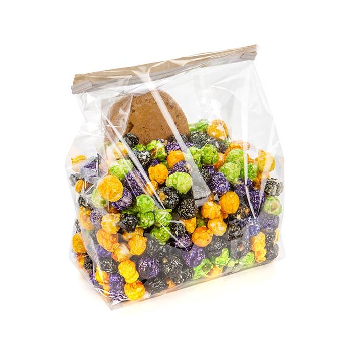 Block Bottom Bags Clear 17.8x10.2x22.9cm (100 pieces) [FG8]