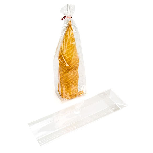 Block Bottom Bags Super Clear 8.9x5.7x30.5cm (100 pieces) [FGCC16]