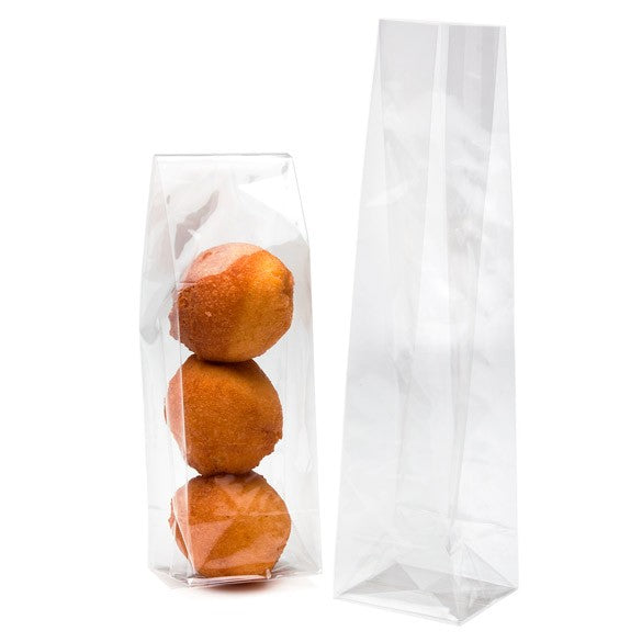 Block Bottom Bags Super Clear 5.1x5.1x21cm (100 pieces) [FGCC11]