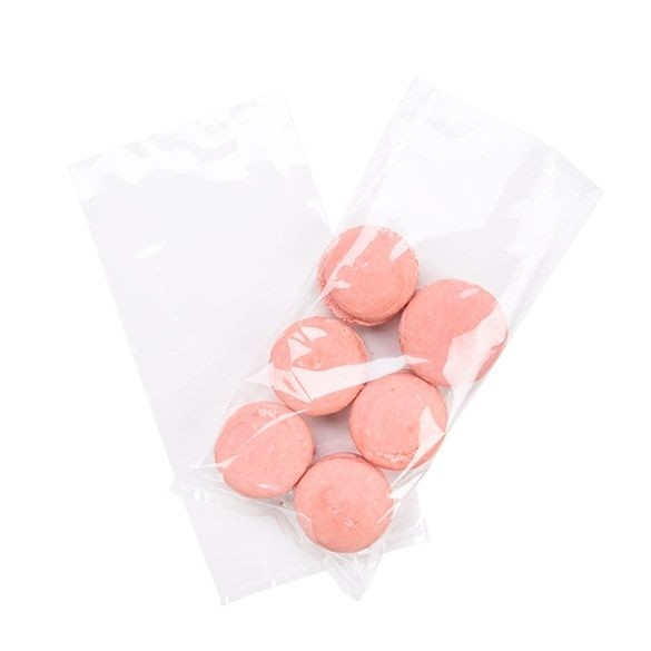 Plastic Bags 10.2x20.3cm Clear Polypropylene (100 pieces) [FP148]