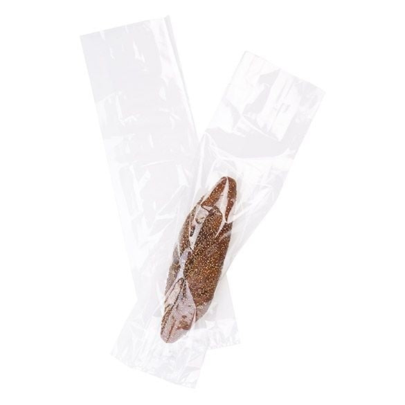 Plastic Bags 12.7x45.7cm Clear Polypropylene (100 pieces) [FP1518]