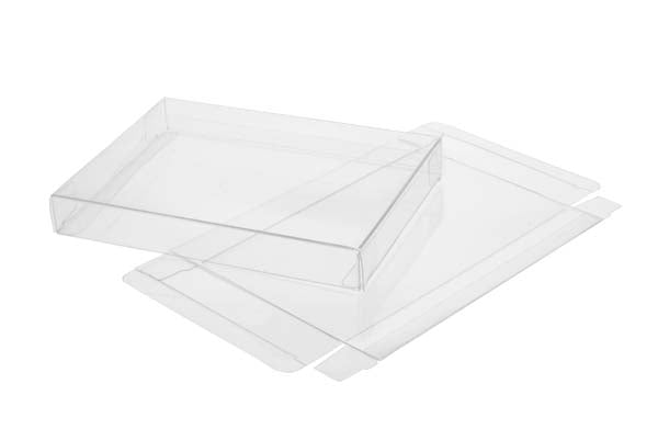 Plastic Gift Boxes 20.6x2.5x20.6cm Crystal Clear (25 pieces) [FPB134]