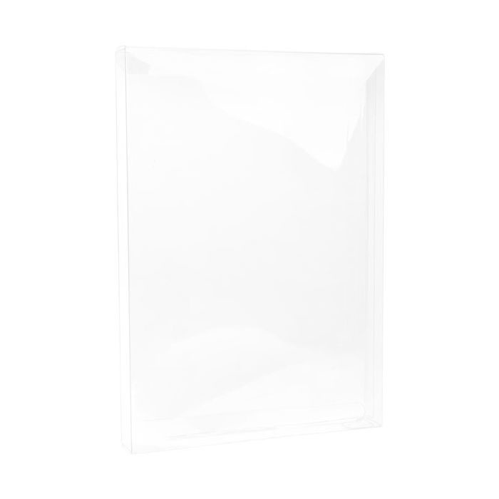 Plastic Gift Boxes 18.1x2.5x25.6cm Crystal Clear (25 pieces) [FPB154]