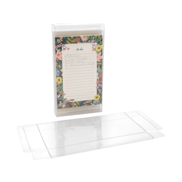 Plastic Gift Boxes 11.1x3.1x21.1cm Crystal Clear (25 pieces) [FPB157]