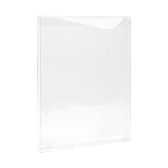 Plastic Gift Boxes 14.9x1.6x19.8cm Crystal Clear (25 pieces) [FPB162]