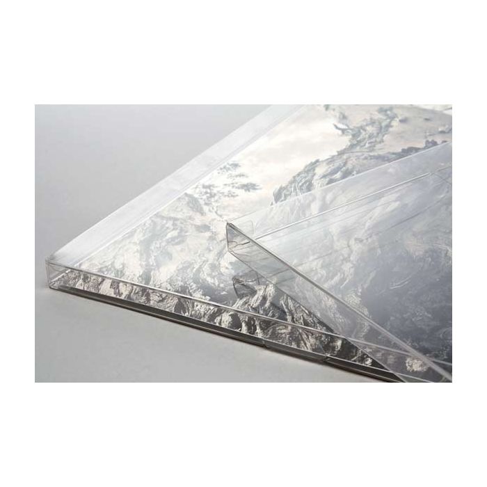 Plastic Gift Boxes 28.2x1.6x35.8cm Crystal Clear (25 pieces) [FPB170]
