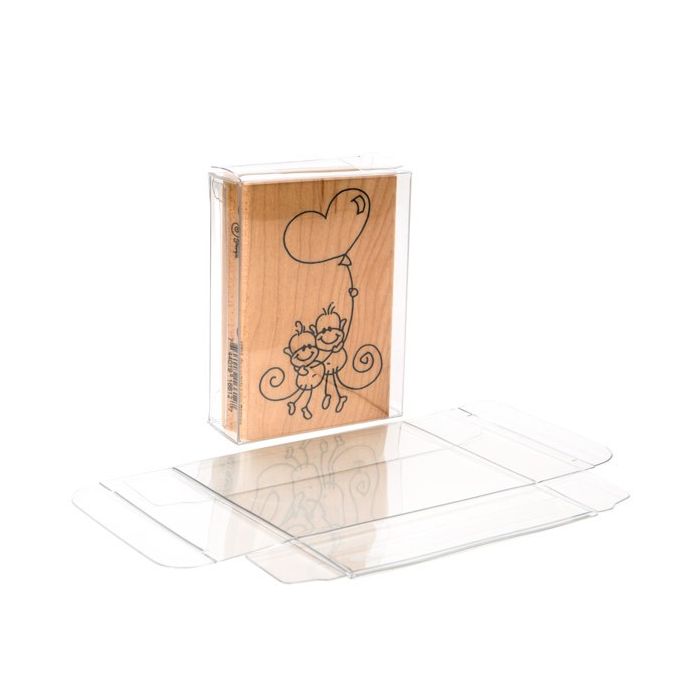 Plastic Gift Boxes 6.7x2.5x9cm Crystal Clear (25 pieces) [FPB172]