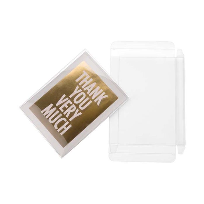 Plastic Gift Boxes for 12 Chocolates 10.2x1.4x13.8cm (25 pieces) [FPB270]