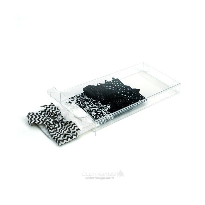 Plastic Gift Boxes for 8 Chocolates 7x1.4x13.8cm (25 pieces) [FPB272]