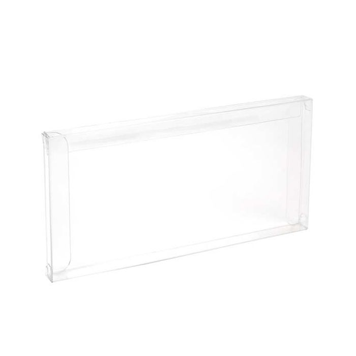 Plastic Gift Boxes 7.6x0.8x15.2cm Crystal Clear (25 pieces) [FPB319]