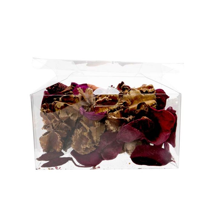 Plastic Gift Boxes 19.1x17.8x10.2cm Autolock Bottom (25 pieces) [FPLB177]