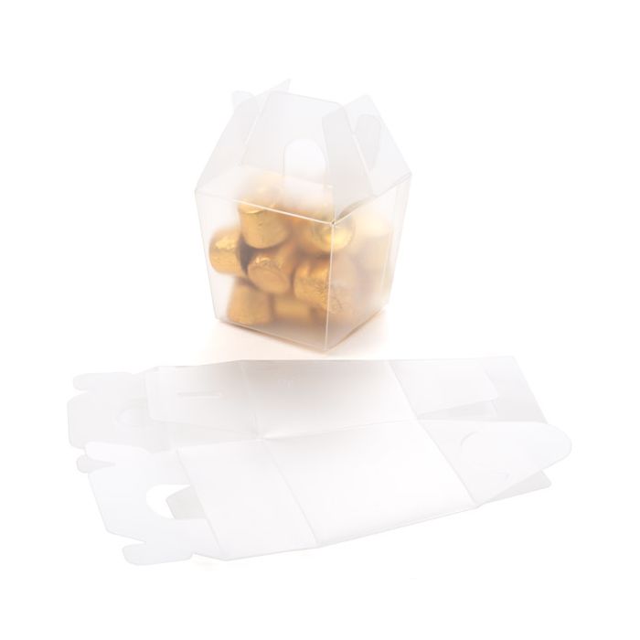 Mini Frosted Takeout Box 6x5.1x5.4cm (25 Pieces) [FS281]
