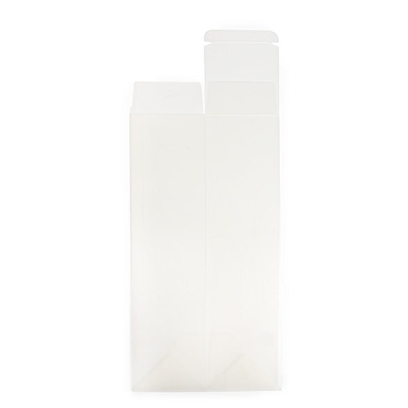 Plastic Gift Boxes for Bottles Frost 8x8x31cm (25 pieces) [PLBF176]
