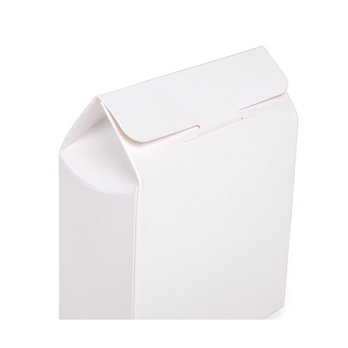 Kraft Gift Boxes White with Heart Window 10,5x4,4x13,3 cm (25 pieces) [FS348]