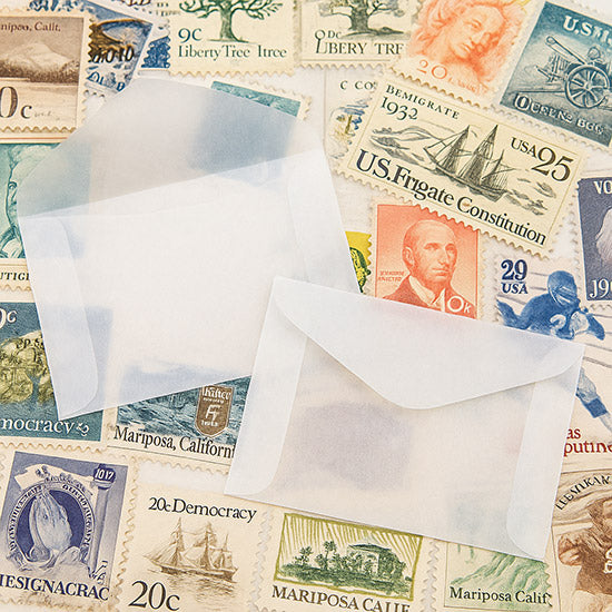 Glassine Paper Envelopes 9x6cm (100 pieces) [G16]