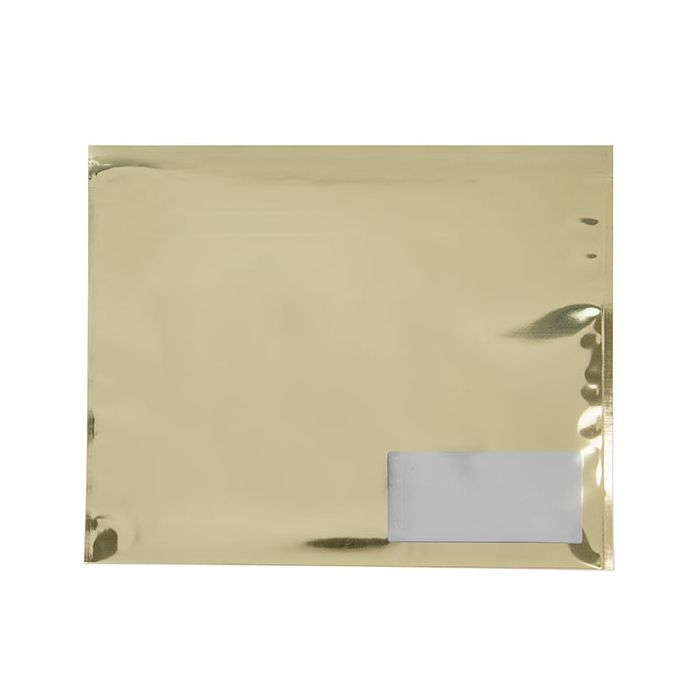 Metallic Gold Glamour Mailer + Window 30,5x23 cm (100 Pieces) [MMW129SG]