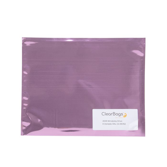 Metallic Pink Glamour Mailer + Window 30,5x23 cm (100 Pieces) [MMW129PK]