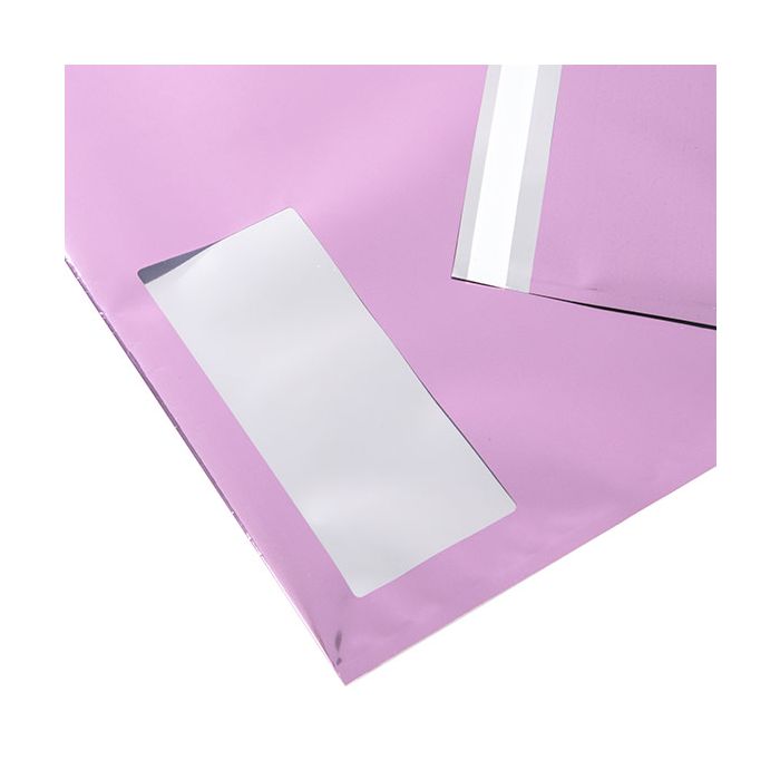 Metallic Pink Glamour Mailer + Window 30,5x23 cm (100 Pieces) [MMW129PK]