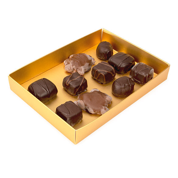 Kraft Gift Boxes Gold 12.4x2.5x17.1cm (25 pieces) [GD16]