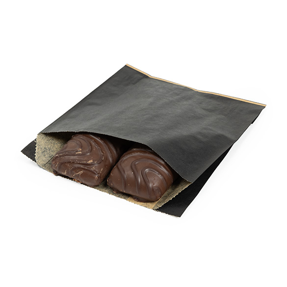 Black Grease Resistant Bags 10,2x2,9x11,4cm (100 pcs) [GPB2B]